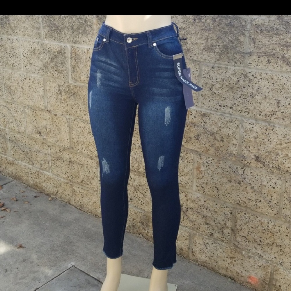 Super high rise jeans